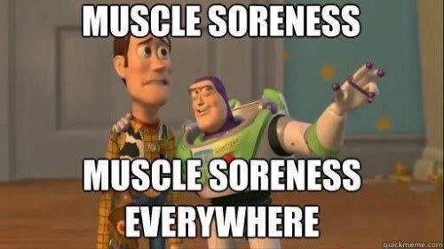 It will suck..like really suck. But keep a positive attitude, sore means you are doing something right!!