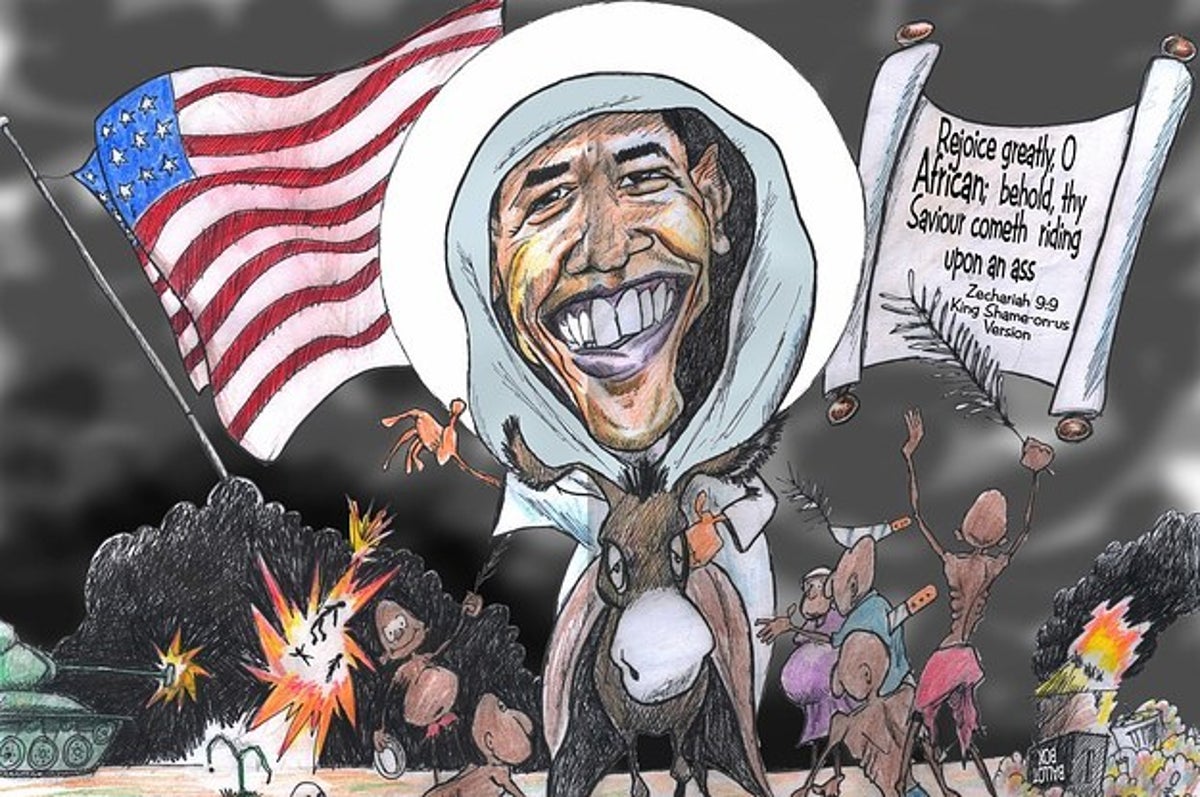 funny obama political cartoons