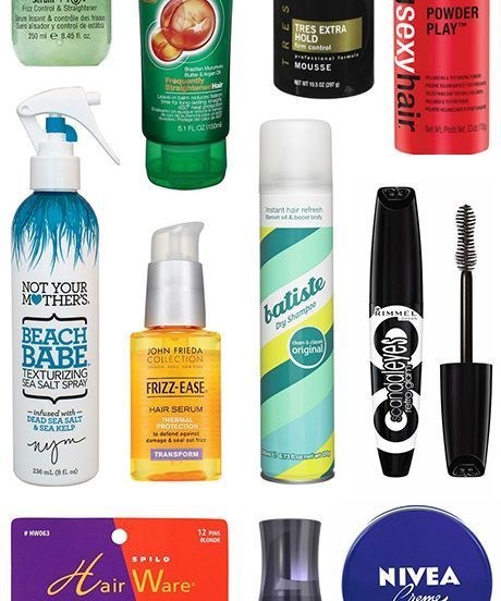 All that product build up will contribute to making hair and skin oily - save that stuff for later. After you've just showered it's best to keep it clean and simple (this goes for styling your hair too).