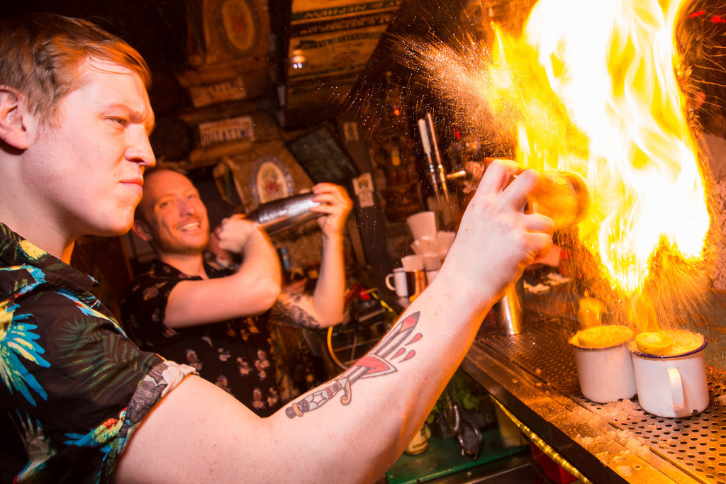 Opening Times: Open until 4am nightlyLocation: 19a Back Bridge St, M3 2PBVibe: Tiki dive bar and Caribbean rum shopIf rum's your poison, then you'll no doubt be wide-eyed with excitement by the 100 different varieties on offer at the devilishly named Liars Club. Descend the stairs into another world...