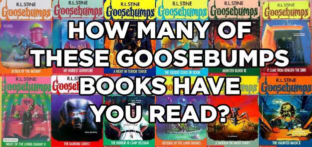 Have You Read All The Original "Goosebumps" Books?