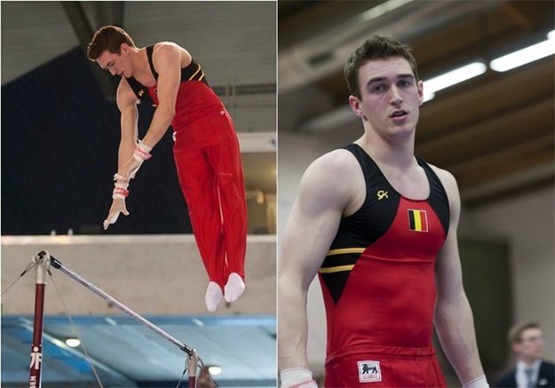 Schroe is an adorable Belgian gymnast aiming for Rio. What a cutie!