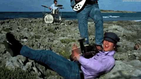 And the Beatles in jeans. JEANS.