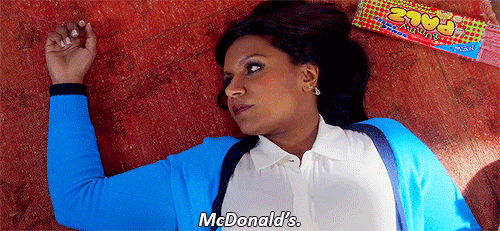 Mindy would absolutely let a guy carry her heavy boxes and buy her McDonald's, but that doesn't mean she isn't a strong, confident woman who loves herself.