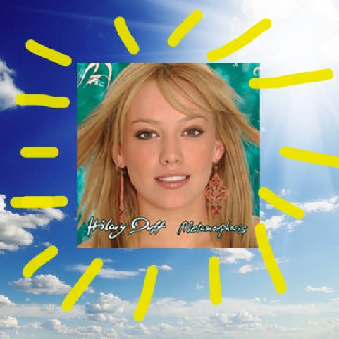 hilary duff metamorphosis poster