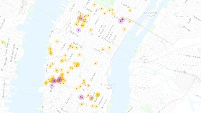 gay bars new york map