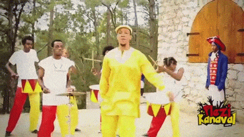 Freshla in the music video for the song “M Pap Ka Ba Ou Metafò’w,” which criticizes U.N. peacekeeping forces in Haiti.