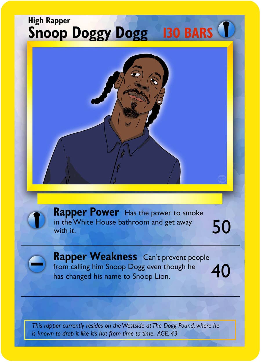 If Rappers Had Their Own Pokémon Cards