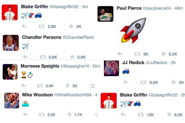 malm Emuler afbrudt A Lot Of NBA Players Got Into A Full Fledged Emoji War Today