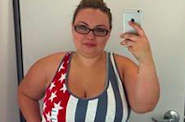 fat girl in tank top