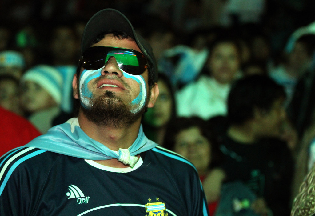 He is the most over-the-top, eccentric character in the stadium — and when the crowd is down, he's there to lift everyone's spirits, to start the ola, to cheer, and to chant, whether you're winning 5–0 or losing 1–5.