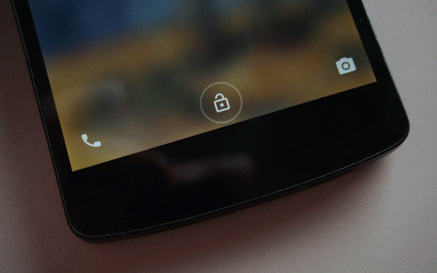 Devices with Android 5.0 (Lollipop) or higher have a new feature called Smart Lock that, if enabled, automatically unlocks your phone if it's near a trusted Bluetooth device (like a smartwatch), in a trusted place (like home), or when it detects that it's on your body. But in some instances, like when you're around kids, you'll want to lock up your phone at home. To do that, long press the small lock icon at the bottom of the screen.