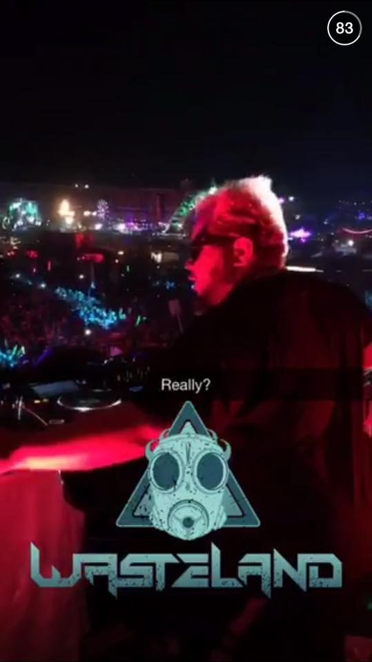 Was located at the EDC Las Vegas Wasteland stage.