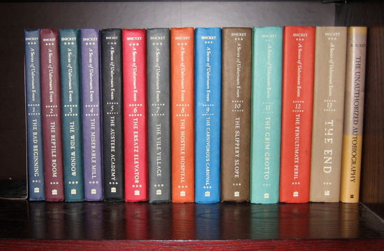 "The Bad Beginning", "The Reptile Room", "The Wide Window", etc. Younger me never even appreciated that. What a nifty little way to title the books.