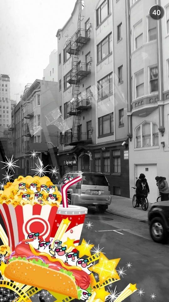 Located somewhere at a movie theatre near you.Why are those Snap-characters inside of that hotdog!?