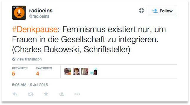 Feminismus Ist Nur Was Für Hässliche Frauen Sagt Ein