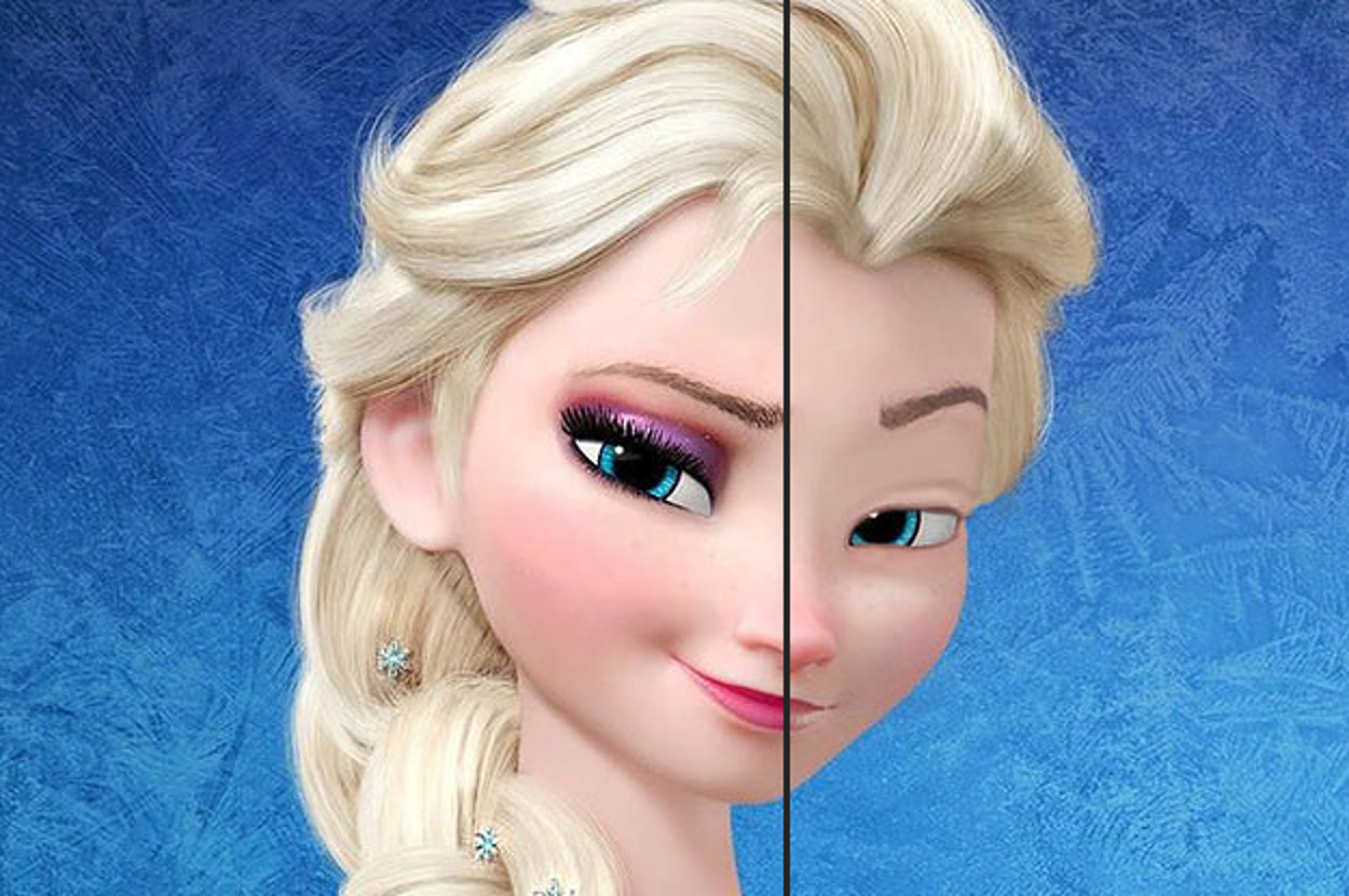 ディズニー プリンセス すっぴん