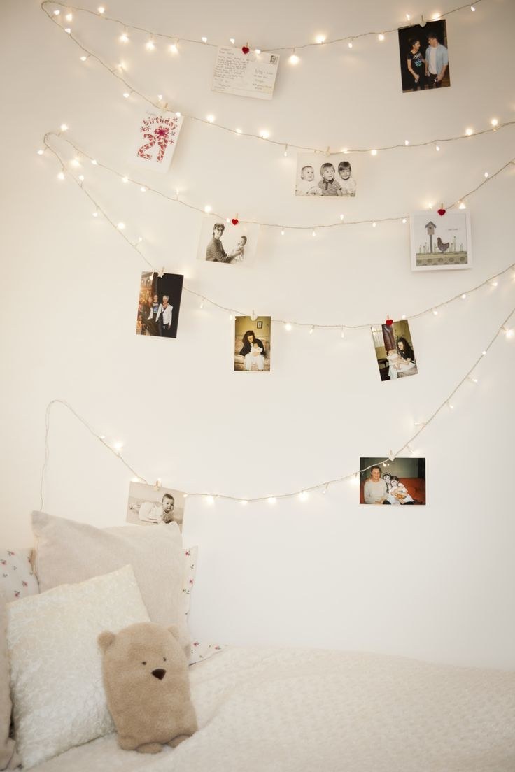 Best way to hang deals fairy lights on a wall