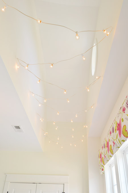 hallway fairy lights