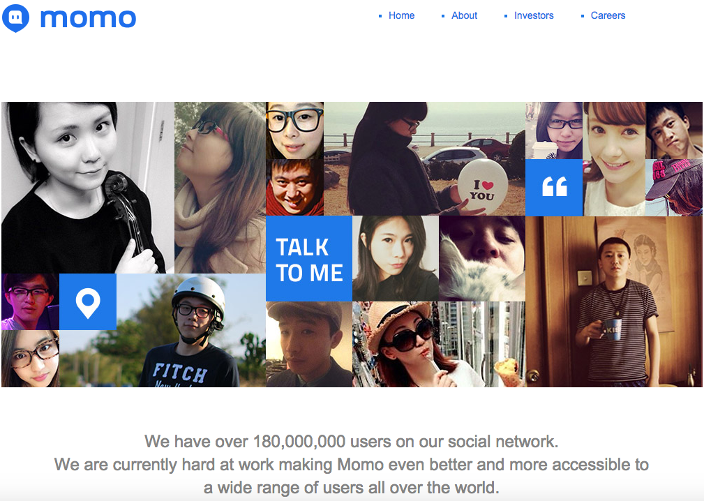 First of all, China has Momo, a dating app that launched in 2011 (one year ...