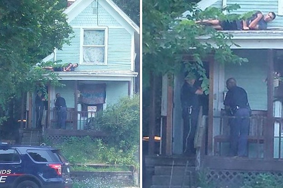 This Picture Of A Criminal Hiding From The Cops In Plain Sight Is