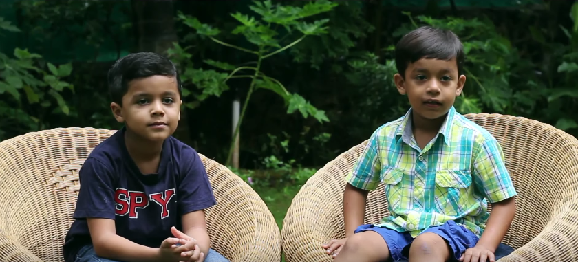 Ram (left) is Hindu and Huzaifah (right) is Muslim.