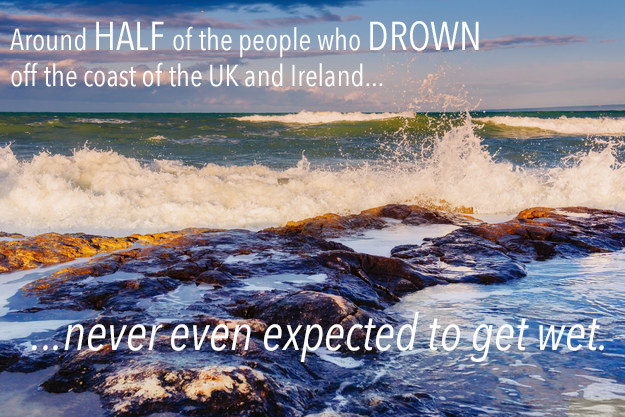 Slippery rocks, unstable ground, unexpectedly large waves – any of these could catch you out. All it takes is one misstep.