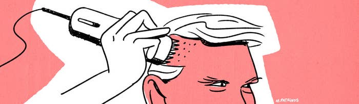 “There is a kink in gay BDSM fetish-land around forced haircuts. They get their head shaved, or they get a buzzcut against their will. I think Donald Trump starring in a forced haircut BDSM porn would be a delight to this whole nation. We’d all enjoy watching that thing get buzzed off his head.”