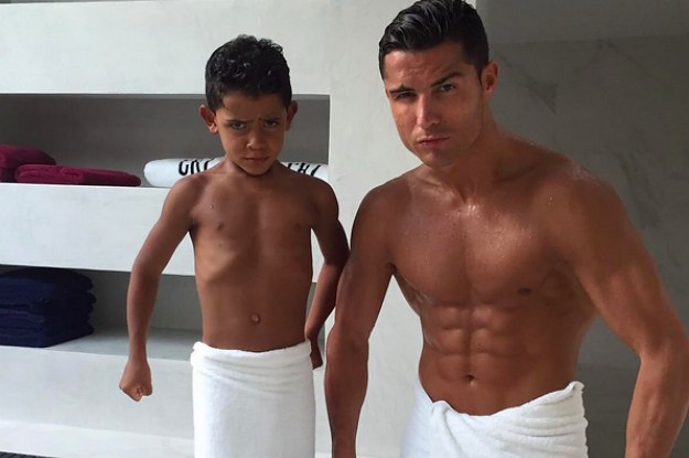 Let's Talk About How Adorable Cristiano Ronaldo And His Son Are