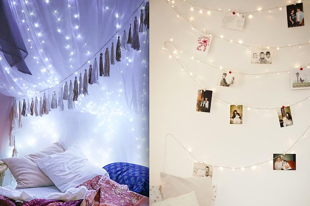 19 super cozy ways to use string lights in your home