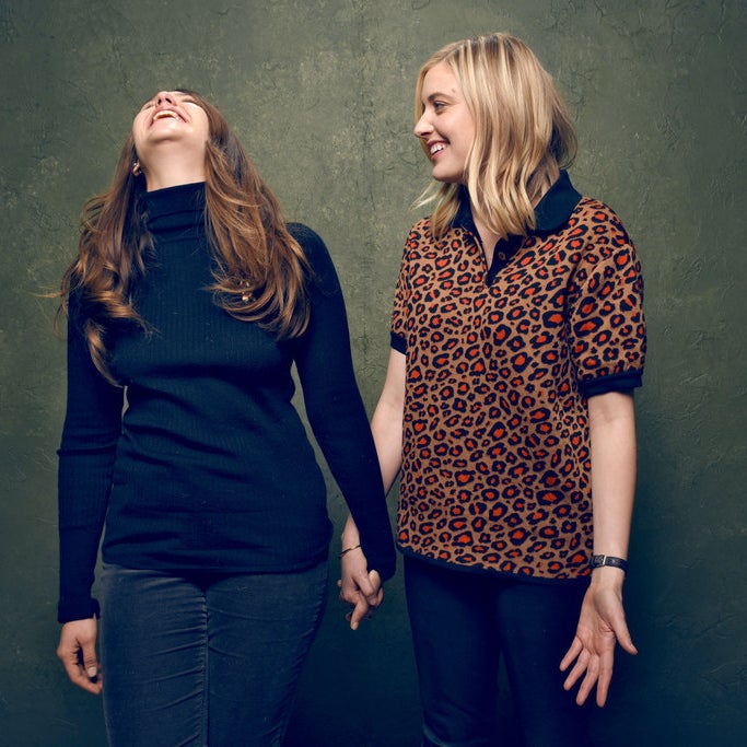 Kirke and Gerwig at the Sundance Film Festival in January.