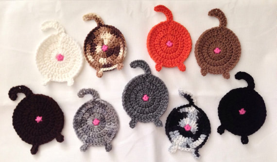 Decorate your coffee table with some cat anuses. And set your drink on one too!