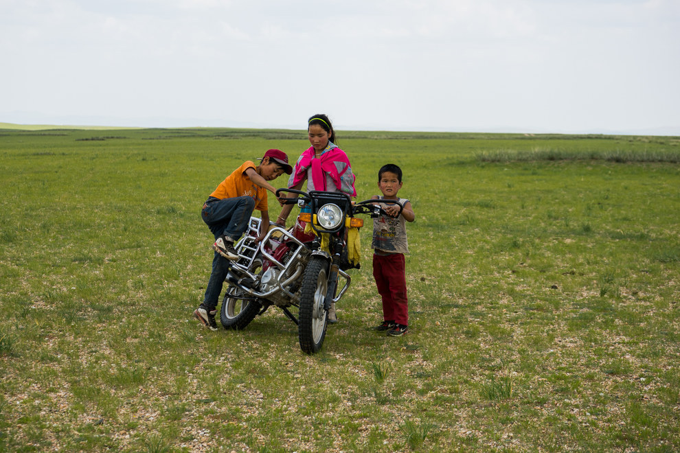 Probably because they don't have any cool toys to play with outside.