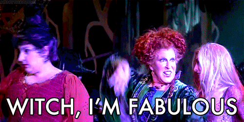 Yes, Bette Midler. Yes you are.