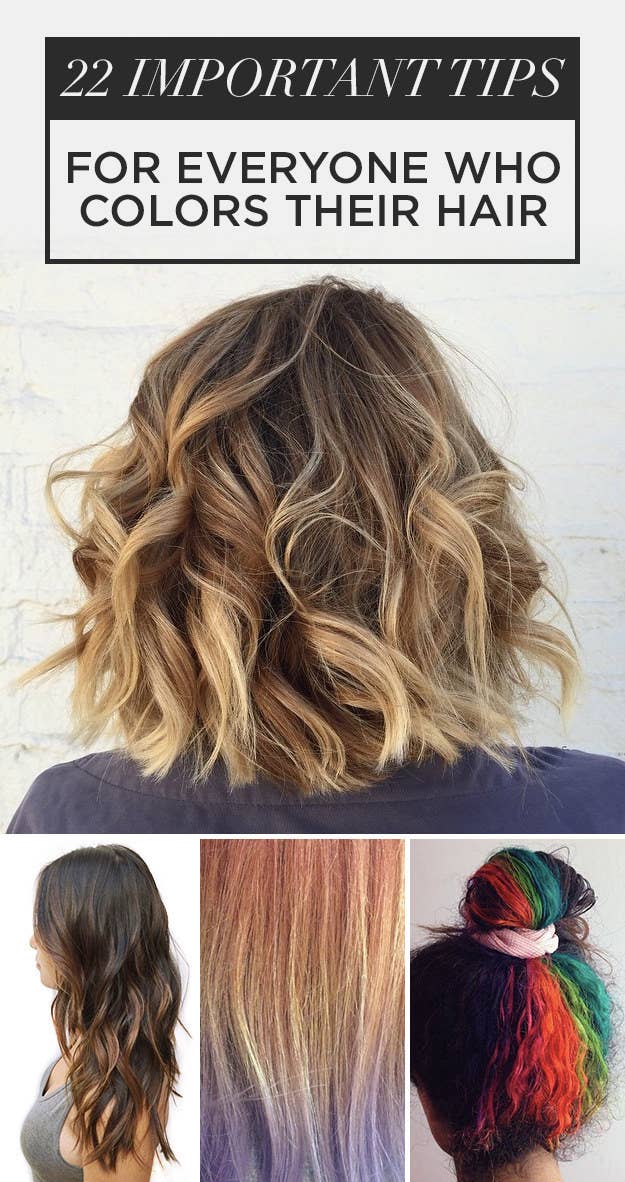 22 Hair Color Tips No One Ever Told You