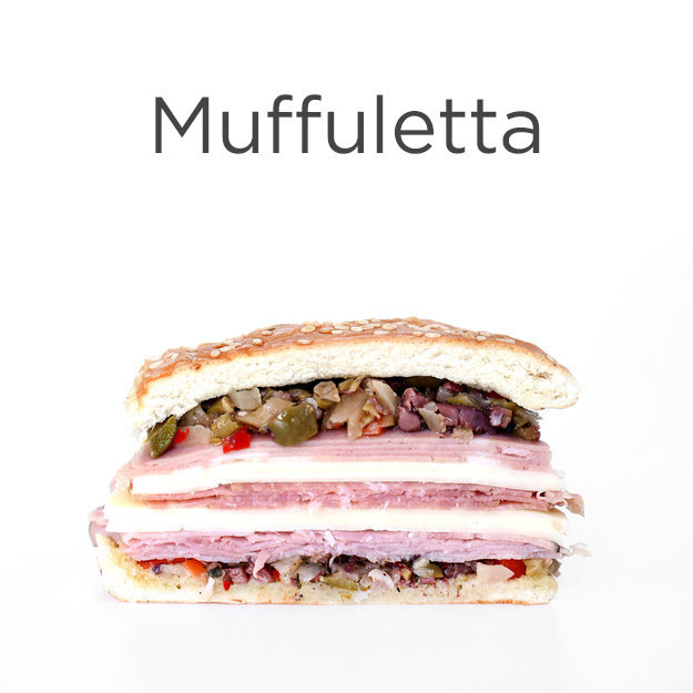 Why it deserves this spot: Muffuletta is living proof that all Italian ingredients taste good together. Mozzarella, provolone, a pork trifecta of mortadella, salami, and ham, all between zesty layers of olive tapenade. Muffuletta mercy, you make me so thirsty.