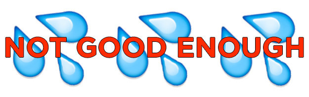 All we pro-pee supporters get is this "Splashing Sweat" emoji? Like what?!