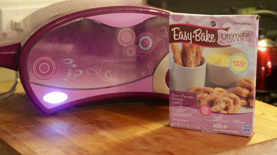 I cooked EASY BAKE OVEN meals in a REAL oven 