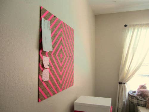 While They Snooze: Washi Tape Wall