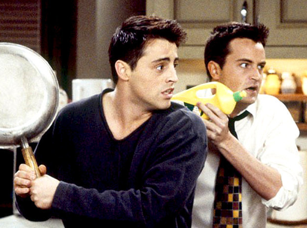 Monica and Rachel were great, but how many of us could actually stand Monica’s ridiculous cleaning? Joey and Chandler however, would have no such cleanliness guidelines. Living with them would give you the chance to have pizza for every meal and you could partake in a very serious game of Ultimate Fireball.