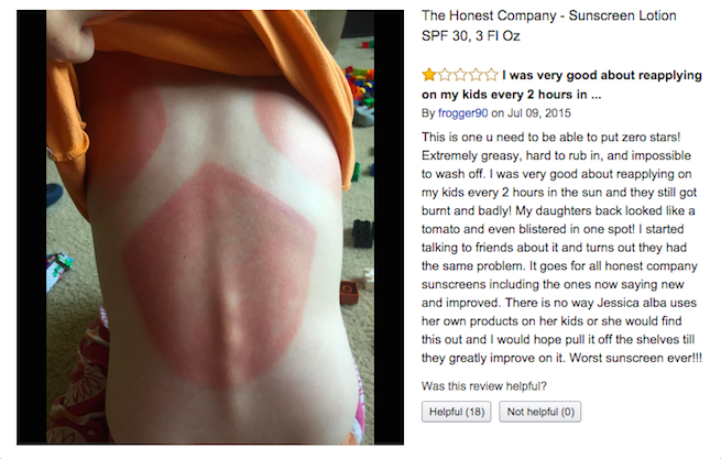 Honest store kids sunscreen