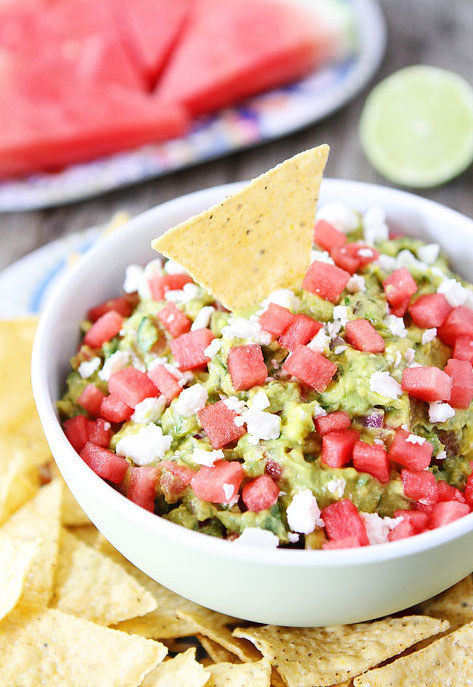 Another excuse to break out the tortilla chips? Recipe here.