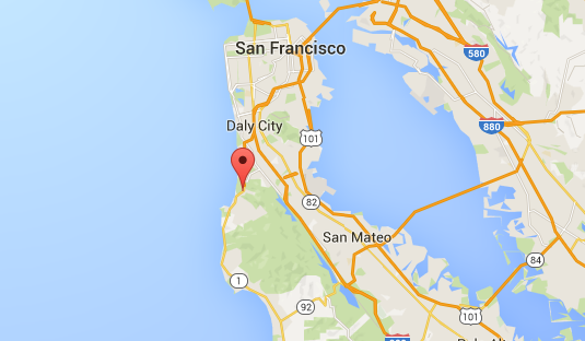 Location of whale carcass.