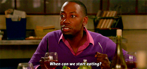You've timed your eating schedule to have to share the kitchen with as few people as possible.