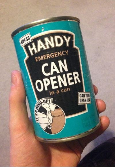 It just shouldn't be in a can.