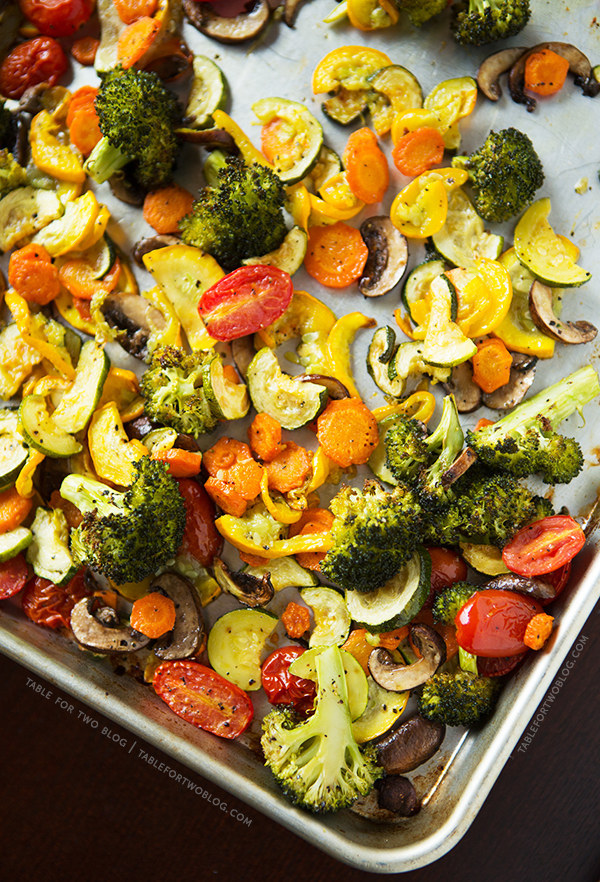 Some nights you don't feel like cooking, and picking up a sandwich on your way home isn't an option. Roasted vegetables go with pretty much everything, AND they taste great for days after you cook them, even when they're cold.Recipe: Roasted Vegetables