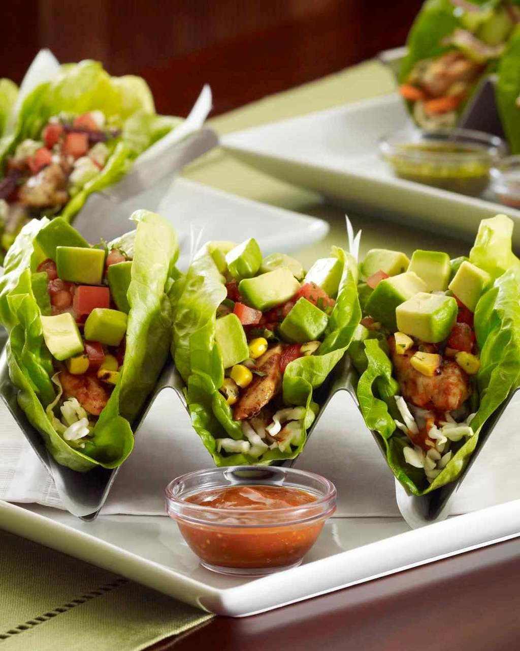 This recipe is actually straight from The Cheesecake Factory, and it'll please even the pickiest of taco lovers. Recipe: Mediterranean Chicken Lettuce Wrap Tacos