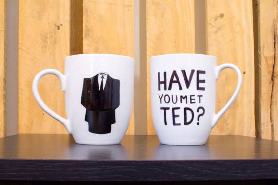 Complete with a handsome silhouette of the wingman, Barney Stinson. Get it here.
