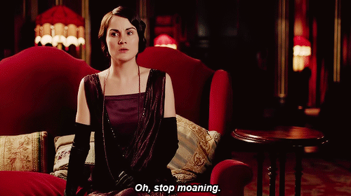 "Er, sorry, I guess."