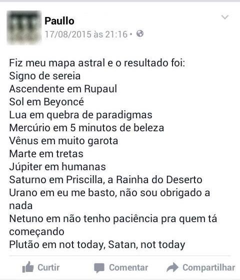 Hoje não, Marcio.